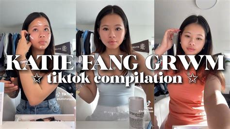 katie fang tiktok grwm|katie fang youtube.